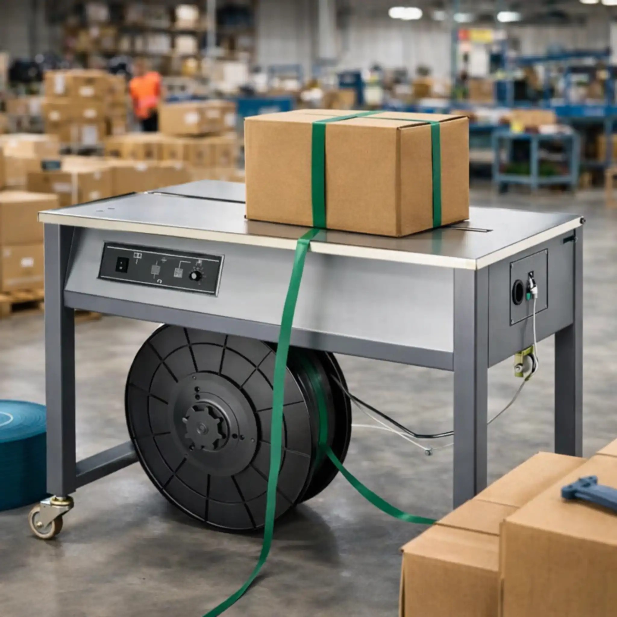 Koli bağlama makinası