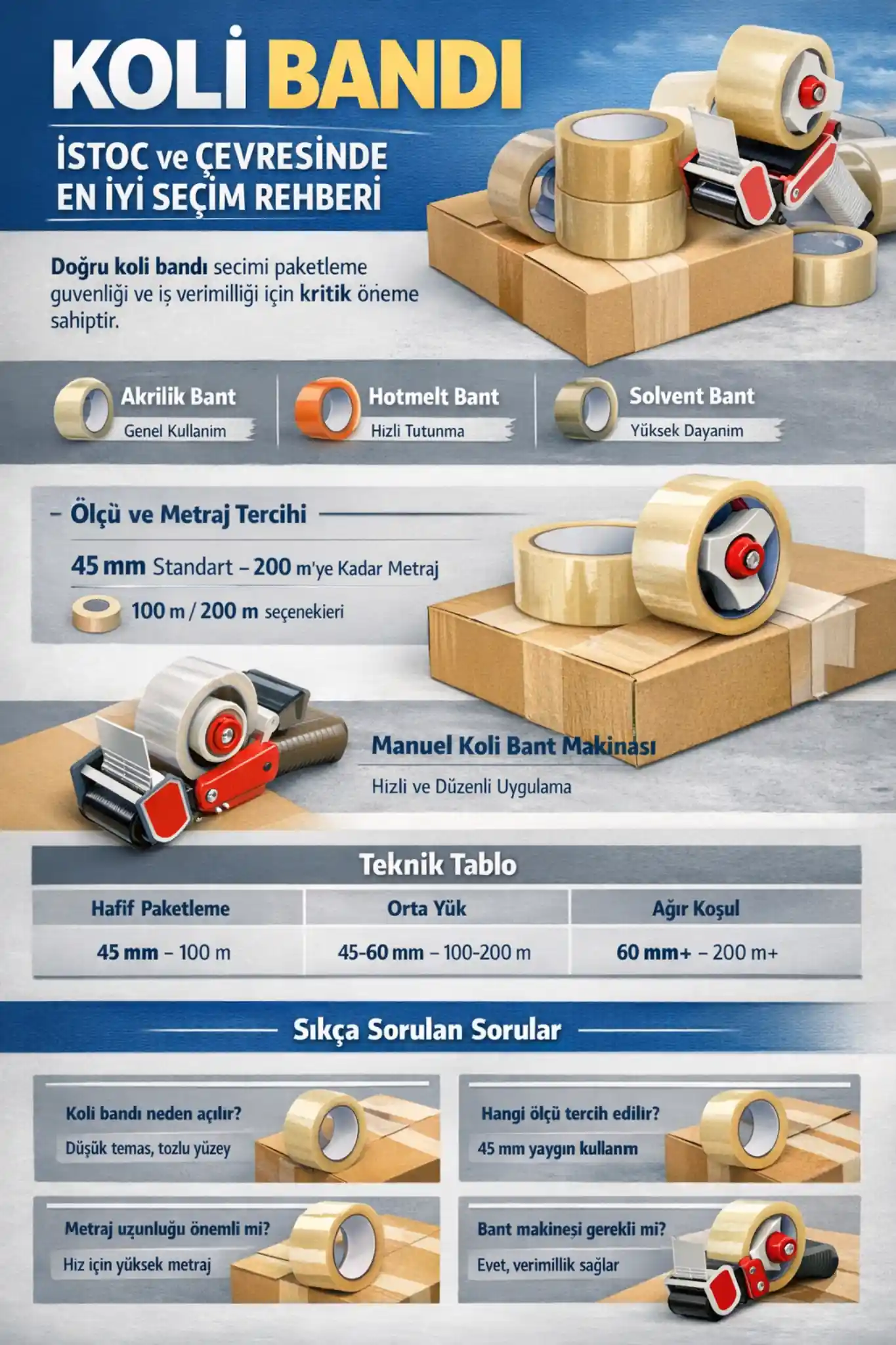 İstoçda Koli Bandı Satan firmalar